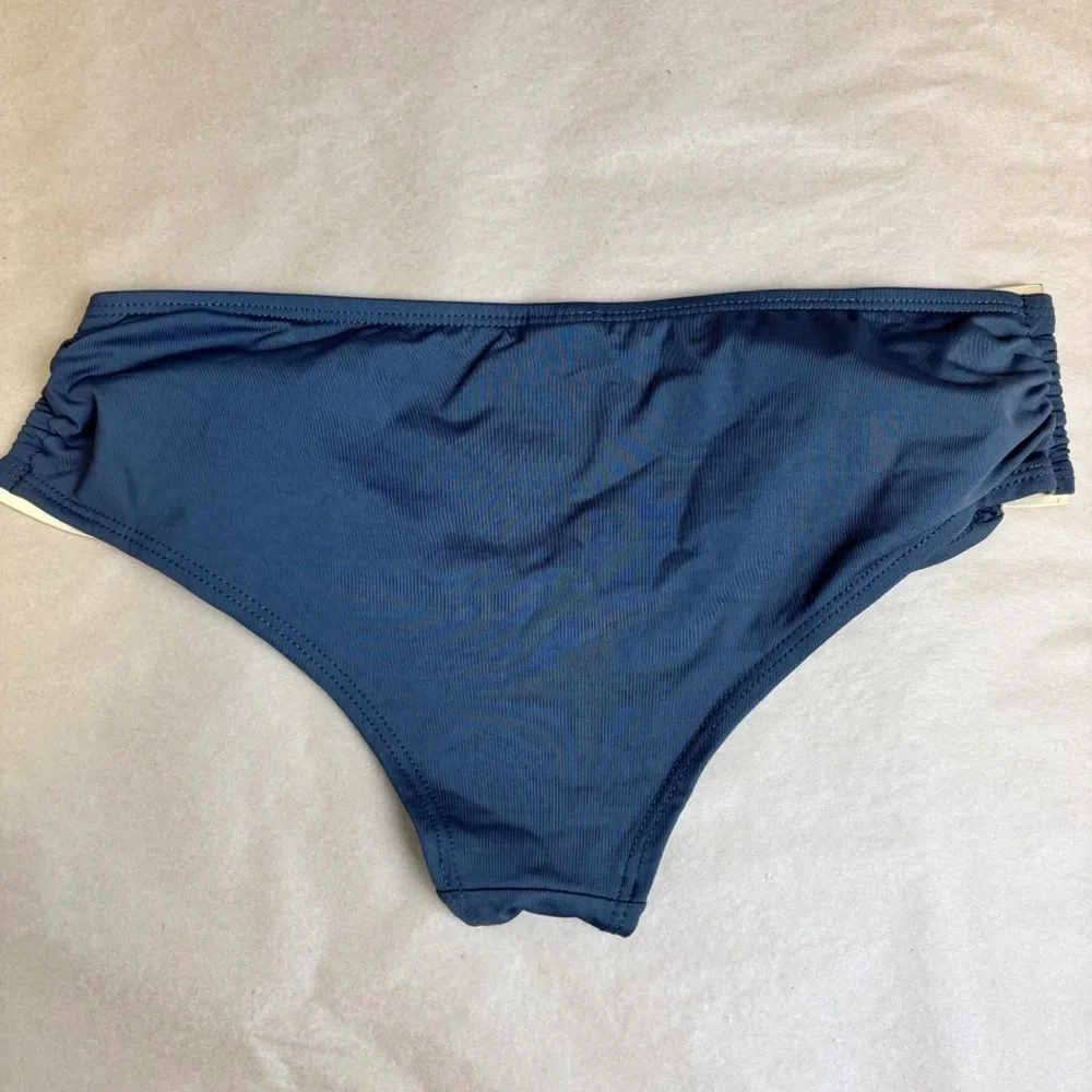 L*Space Charcoal Diva Ring Bikini Bottom Cheeky Swim BOTTOM ONLY - Picture 4 of 7